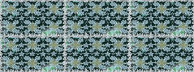 Çiçekli karalama şeklinde Raster çiçek deseni. Yumuşak, bahar çiçekli arka plan. Mavi ve nötr renkte çiçekler.