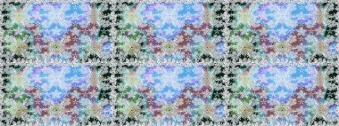 Organik motif arka planı. Kusursuz desen. Raster illüstrasyonu. Ultraviyole kumaş deseni.