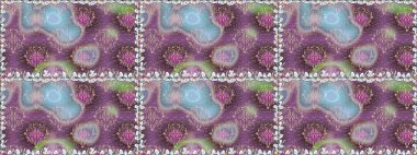 Dekorasyon ve tasarım için güzel bir desen. Eski model. Suluboya kusursuz desen. Çiçeğin suluboya çizimlerinin mükemmel deseni. Moda yazdırma.