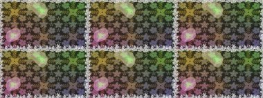 Eski model. Dekorasyon ve tasarım için güzel bir desen. Moda baskısı. Suluboya kusursuz desen. Raster illüstrasyonu. Çiçeğin suluboya çizimlerinin zarif deseni.