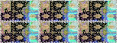 Şık bir grafik desen. Kusursuz raster arka plan. Çiçek deseni. Kahverengi ve bej renklerde altın elementler. Duvar kâğıdı barok, İspanyol kumaşı.