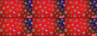 Sevimli küçük çiçek desenle. Raster resim. Çiçek desenli çiçek ve yaprakları ile.