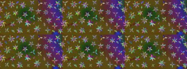 Renkli çiçekli ve yapraklı harika bir çiçek deseni çizmişsin. Moda baskıları için zarif bir şablon. Modern çiçek arkaplanı. Halk stili.