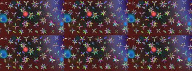 Soyut etnik raster çizim kalıbı. Kabile sanatı boho baskısı, klasik çiçek arkaplanı. Arkaplan dokusu, duvar kağıdı, çiçek teması.