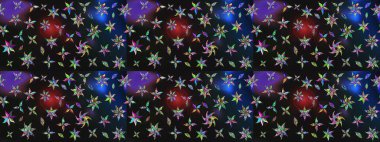 El çizimi çiçek çizimi deseni (fayans). Şirin çiçekli, desenli, rengarenk eskiz deseni. Tekstil için suluboya çizim deseni.