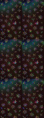 Taslak dekoratif arka plan, çiçek mandala. Raster illüstrasyonu. Çiçek. Gri ve kahverengi renklerde.