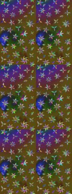 Yumuşak fayans. Paketleme, tekstil, duvar kâğıdı için çiçek eskizi. Raster 'ın taze dokusu. Yumuşak pamuk tasarımı. Klasik çiçek deseni.