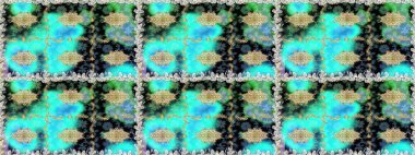 Çiçek deseni. Kahverengi ve bej renklerde altın elementler. Duvar kâğıdı barok, İspanyol kumaşı. Kusursuz raster arka plan. Şekil grafik deseni.