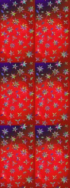 Raster düz çiçek çizim deseni. Kırmızı ve kahverengi renkte çiçekler. Tasarım hediye paketi, tebrik kartları, posterler ve afiş tasarımı.