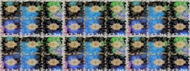 Şık bir grafik desen. Kahverengi ve bej renklerde altın elementler. Duvar kâğıdı barok, İspanyol kumaşı. Kusursuz raster arka plan. Çiçek deseni.