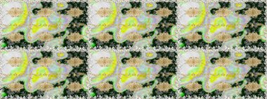 Duvar kâğıdı barok, İspanyol kumaşı. Şık bir grafik desen. Çiçek deseni. Kusursuz raster arka plan. Kahverengi ve bej renklerdeki altın elementler.