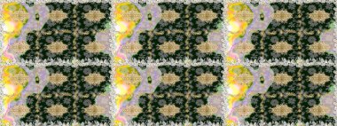 Duvar kâğıdı barok, İspanyol kumaşı. Kahverengi ve bej renklerde altın elementler. Kusursuz raster arka plan. Çiçek deseni. Şekil grafik deseni.