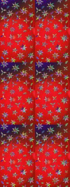 Çizim çiçek deseni duvar kağıdı, web sitesi arka planı, ambalaj kağıdı, davetiye, broşür, afiş veya web sitesi için kullanılabilir. El çizimi Raster çizimi. Parlak elementlerin.