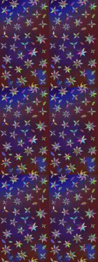 Çiçekli çiçek deseni, suluboya. Düz Çiçek Elementleri Tasarımı. Mor ve mor renkli çiçekler. Raster illüstrasyonu. Renkli Bahar Teması çizim şablonu.