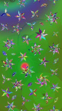 Raster - stok. Çiçekli eskiz deseni, suluboya çiçek deseni, sevimli çiçek, duvar kağıdı, kart veya kumaş için fayanslı.