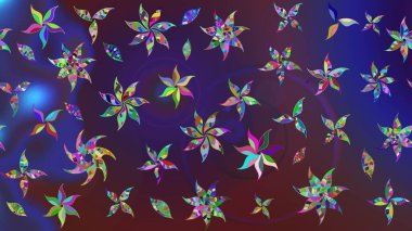 Yumuşak pamuk tasarımı. Klasik çiçek desenli. Yumuşak fayans. Paketleme, tekstil, duvar kâğıdı için çiçek eskizi. Raster taze dokusu.