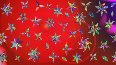 Güzel kumaş deseni. Hoş bir çiçek geçmişi var. Raster illüstrasyonu. Küçük çiçekte çizim deseni.