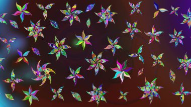 Çizim kalıbı. Ultraviyole kumaş deseni. Organik motif arka planı. Raster illüstrasyonu.