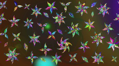 Eskiz geçmişi. Eski usul. Raster. Kumaş, tekstil, duvar kağıdı baskısı için. Raster illüstrasyonu. Tomurcukları çiçekli sevimli çiçek deseni..