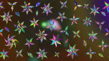 Kahverengi ve gri renkte manzaralı çiçek deseni. Üst manzara, yumuşak stil. Sevgililer günü ve tebrik kartı konsepti için şık bir davetiye. Çiçek kompozisyonu, el boyası, hassas şablon..