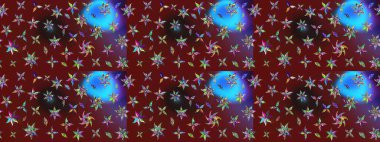 Eskiz arkaplan modeli. Vadinin kırmızı ve kahverengi renkli çiçekleri. Suluboya, elle çizilmiş. Raster - stok.