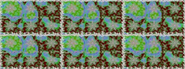 Kusursuz raster arka plan. Şık bir grafik desen. Çiçek deseni. Kahverengi ve bej renklerde altın elementler. Duvar kâğıdı barok, İspanyol kumaşı.