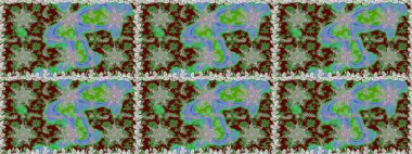 Duvar kâğıdı barok, İspanyol kumaşı. Çiçek deseni. Kahverengi ve bej renklerde altın elementler. Şık bir grafik desen. Kusursuz raster arkaplanı.