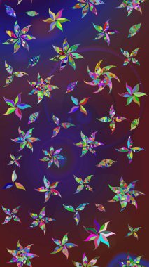 Çiçek kompozisyonu, el boyası, hassas şablon. Mor ve mor renkte manzaralı çiçek deseni. Sevgililer günü ve tebrik kartı konsepti için şık bir davetiye. Üst görünüm, yumuşak biçim.