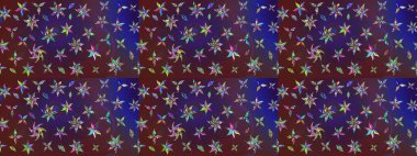 Raster illüstrasyonu. Tekstil veya kitap kapakları, imalat, duvar kağıtları, baskı, hediye paketi ve yapıştırma kitabı için çiçek eskizi geçmişi. Küçük ölçekli çiçeklerdeki basit sevimli desen.