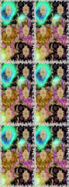 Duvar kâğıdı barok, İspanyol kumaşı. Çiçek deseni. Kusursuz raster arka plan. Kahverengi ve bej renklerde altın elementler. Şekil grafik deseni.