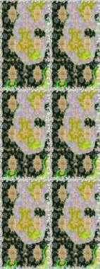 Şık bir grafik desen. Çiçek deseni. Kahverengi ve bej renklerde altın elementler. Duvar kâğıdı barok, İspanyol kumaşı. Kusursuz raster arkaplanı.