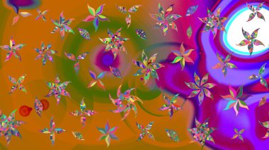 Yumuşak fayans. Paketleme, tekstil, duvar kâğıdı için çiçek eskizi. Yumuşak pamuk tasarımı. Klasik çiçek desenli. Raster taze dokusu.