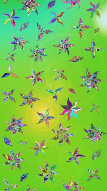 Tony 'nin kumaş kalıbını çiz. Raster illüstrasyonu. Modaya uygun kumaş deseni. Küçük çiçekte sevimli çiçek deseni var..