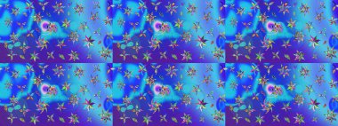 Çiçek deseni. Flower eskiz arka planı. Şatafatlı bahar bahçesi dokusu. Raster illüstrasyonu.