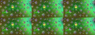 Nakış desenli çiçek deseni. Renkli grunge, kolo çiçekleriyle soyut bir arka plan oluşturur. İzler, kumaş, duvar kağıtları, tekstil için raster dokusu.