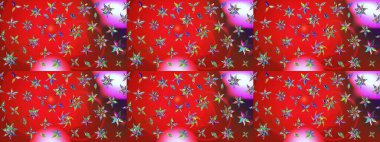 Raster illüstrasyonundaki çiçek desenli çizim. Düz Çiçek Elementleri Tasarımı. Renkli Bahar Teması eskiz kalıbı. Süslü kumaş deseni.