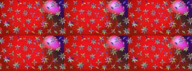 Renkli Bahar Teması eskiz kalıbı. Kırmızı ve mor renkte çiçekler. Güzel çiçek deseni. Düz Çiçek Elementleri Tasarımı.