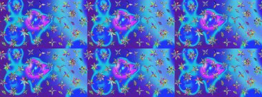 Güzel suluboya çiçekler, parlak resimler ilham verici ve mor çiçek desenli eskiz arka planı. Raster..