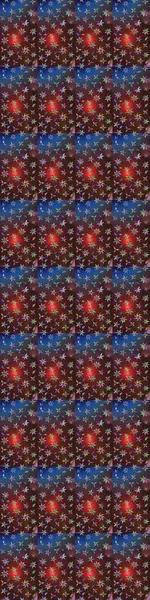 Kahverengi ve mor renkli çiçekler. Çiçekli karalama şeklinde Raster çiçek deseni. Yumuşak, yaz çiçekli arka plan.