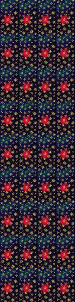 Raster illüstrasyonu. Raster deseni. Patlayan çiçekler soyut olarak yerleştirilmiş. Nazikçe, rengarenk bahar çiçekleri.