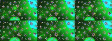 Çizim çiçek deseni duvar kâğıdı olarak kullanılabilir. Renkli çiçekler. Raster illüstrasyonu.