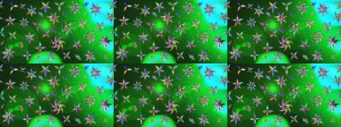 Çizim çiçek deseni duvar kâğıdı olarak kullanılabilir. Renkli çiçekler. Raster illüstrasyonu.