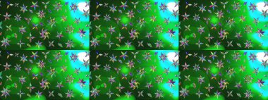 Çiçekli çiçek deseni, suluboya. Renkli çiçekler. Renkli Bahar Teması eskiz kalıbı. Düz Çiçek Elementleri Tasarımı. Raster illüstrasyonu.