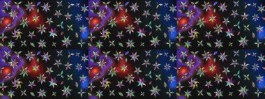 Doodle çiçekler ve dalları, otlar ve çiçekler. Elle çizilmiş. Raster resim. Güzel kumaş deseni.