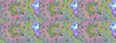 Modaya uygun kumaş deseni. Küçük çiçekteki sevimli çiçek deseni. Tony 'nin kumaş kalıbını çiz. Raster illüstrasyonu.