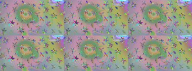 Tebrik kartı geçmişi, boyama kitabı, arkaplan ve tekstil için kullanılabilir. Raster Henna tarzı. Taslak süsleme izi. Sınır Kızılderili çiçekli paisley patten. Etnik Mandala havlusu.