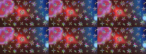 Çiçek desenli raster, kahverengi ve mor çizgi grafik desenli soyut raster arkaplan. Modern stil dokusu.