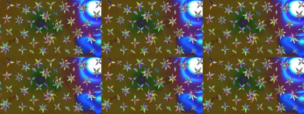 Eskiz modeli etnik tasarım. Çiçekleri, deniz kabukları, mandalaları ve suluboya efektleriyle donanma geçmişi. Yatak çarşafları, ceket, paket tasarımı, kumaş ve moda kavramları için tekstil baskısı.