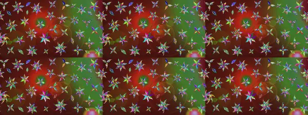 Şirin çiçek elementleri. Raster illüstrasyonu. Taslak desenli, modaya uygun kumaş deseni. Renkli Bahar Teması eskiz kalıbı. Düz Çiçek Elementleri Tasarımı.