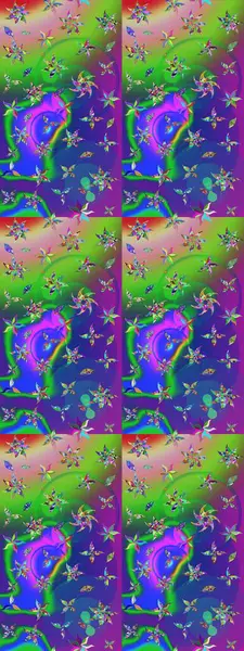 Parlak elementlerin. Çizim çiçek deseni duvar kağıdı, web sitesi arka planı, ambalaj kağıdı, davetiye, broşür, afiş veya web sitesi için kullanılabilir. El çizimi Raster illüstrasyonu.